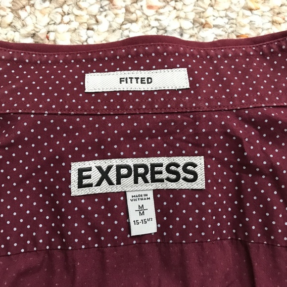 Mens Express Fitted Shirt M - Picture 3 of 5